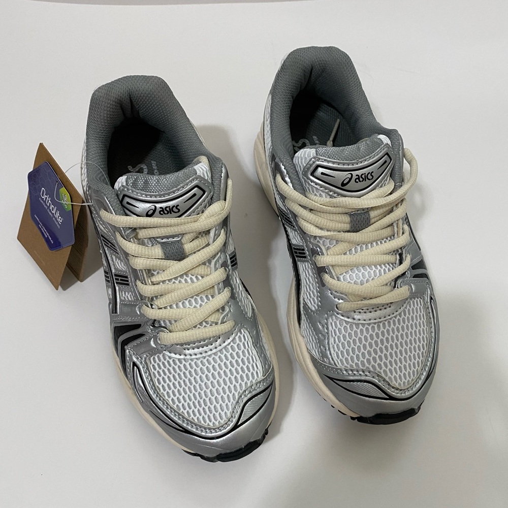 ASICS White and Gray Sneakers